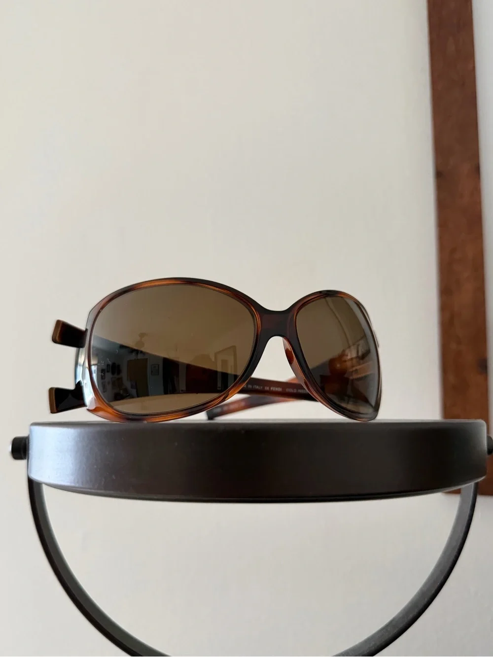 Vintage Fendi FS388 Tortoise Logo Sunglasses + Original Case